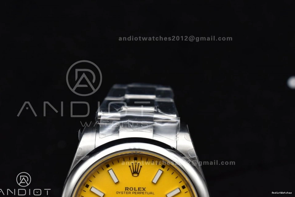 Perpetual Edition A EasyMatch 1:1 Best Yellow DIWF Oyster 904L Steel Dial 952 41mm 124300 0215